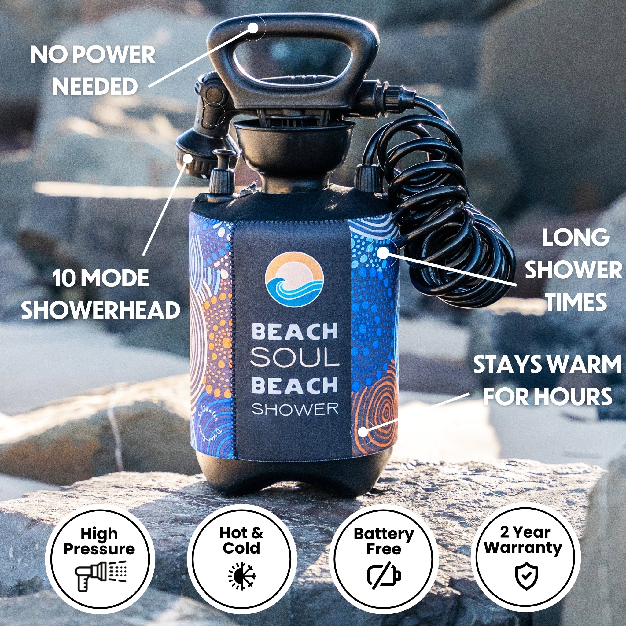 Portable Shower Jamigam 5L