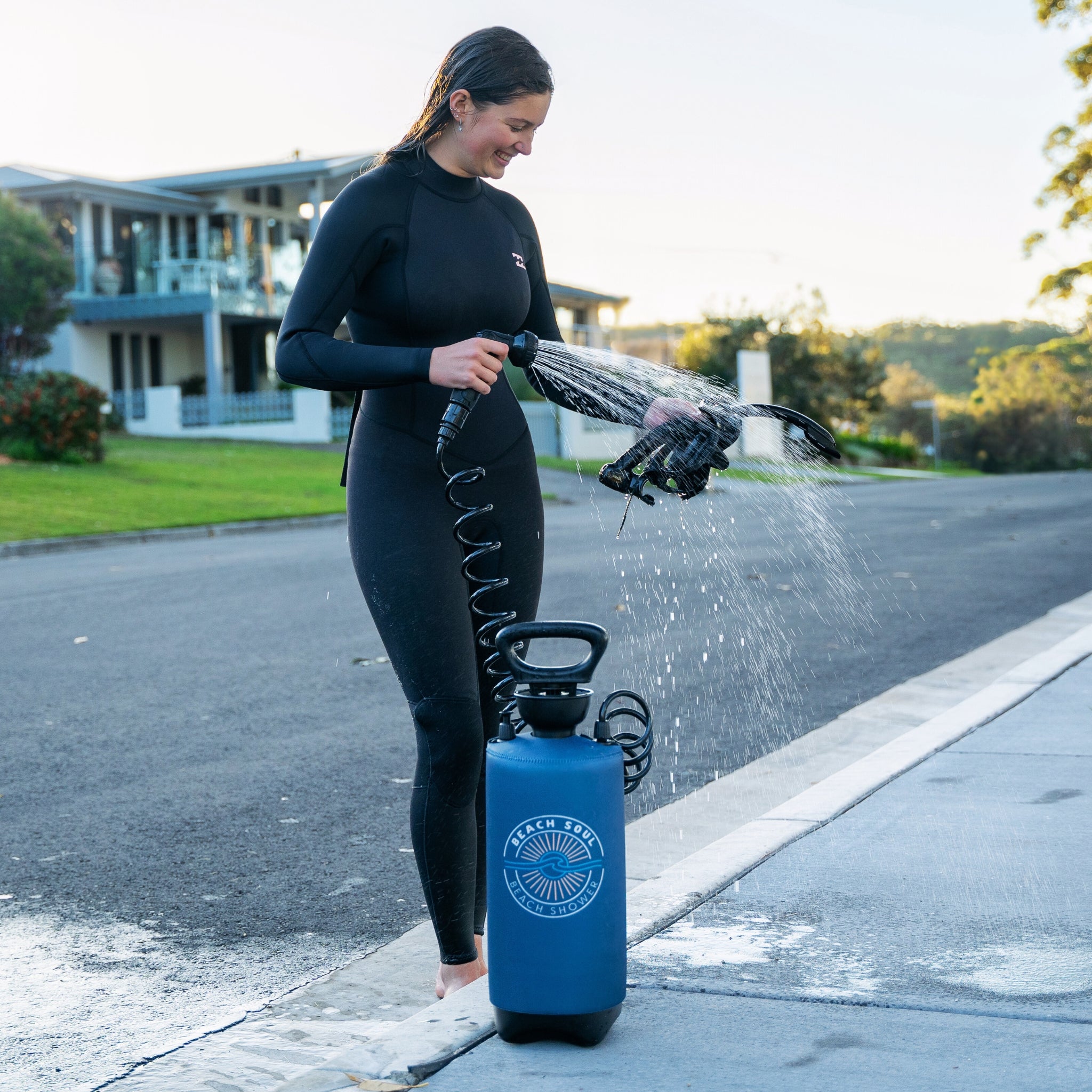 Portable Shower Ocean Rise 8L