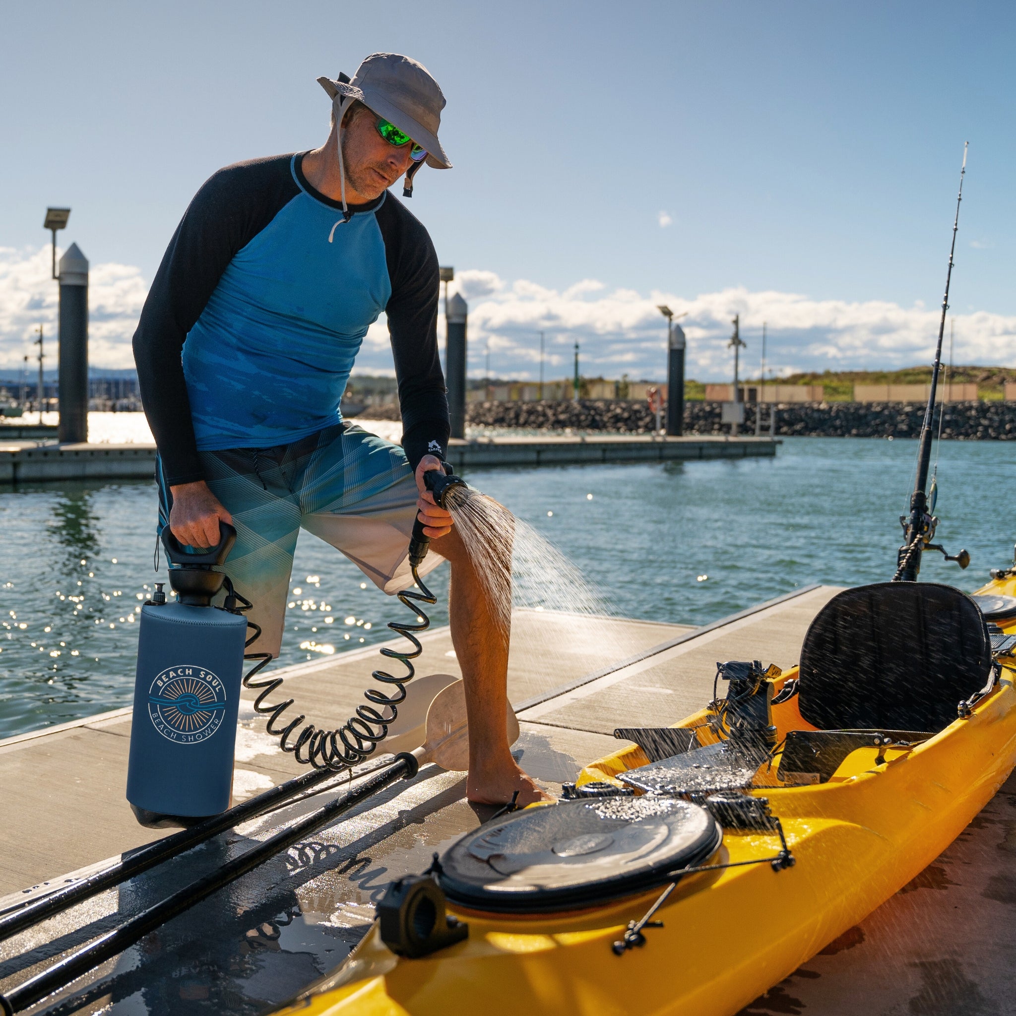 Portable Shower Ocean Rise 8L